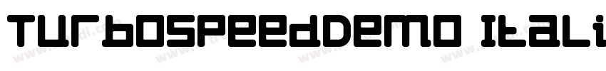TurboSpeedDemo Itali字体转换